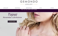 英国天然宝石首饰购买网站：Gemondo Jewellery