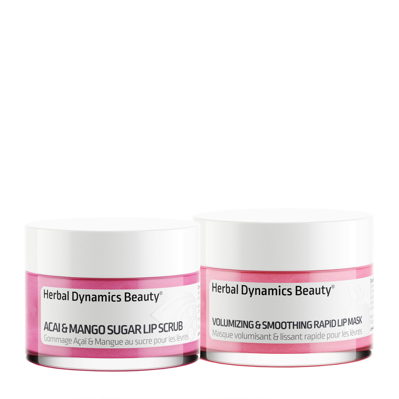 Herbal Dynamics Beauty 乳木果和芒果唇部磨砂膏 15ml+丰盈舒缓润唇膏 15ml