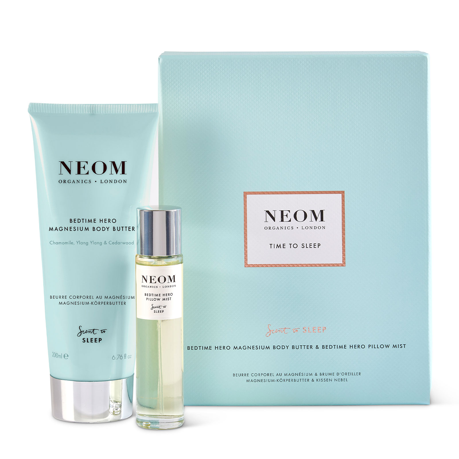 NEOM 助眠身体按摩霜200ml+枕头喷雾30ml套装