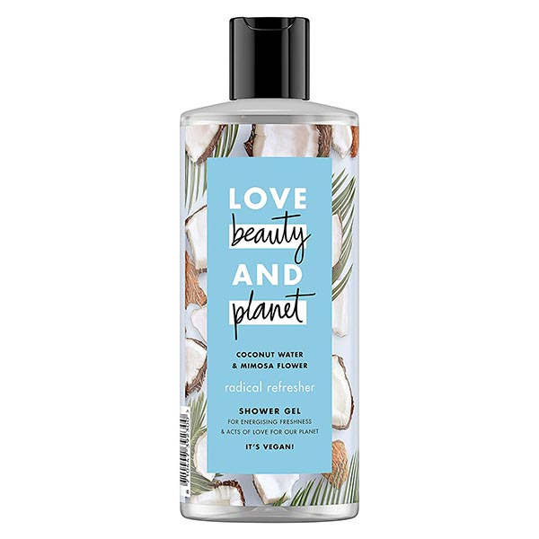 Love Beauty and Planet 花漾星球 清新椰子水含羞草花香修复沐浴凝胶 500ml