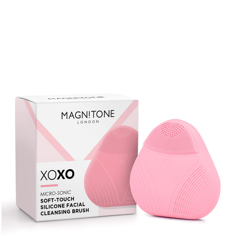 Magnitone XOXO Micro-Sonic 硅胶洁面仪 粉色