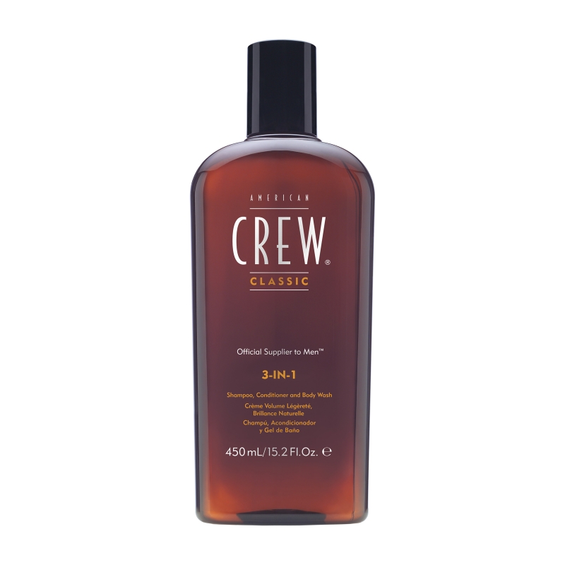 American Crew 美国队员 男士三合一洗发水 护发素 沐浴露 450ml