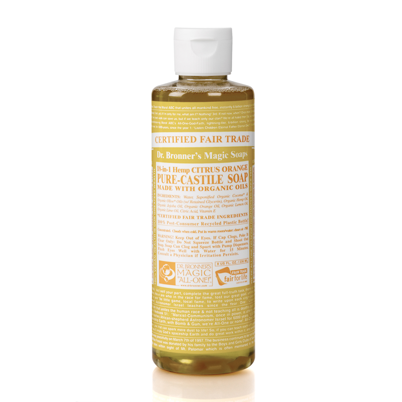 Dr Bronner's 布朗博士 有机柑橘精油8合1液体皂 洗手液 洁颜露 236ml