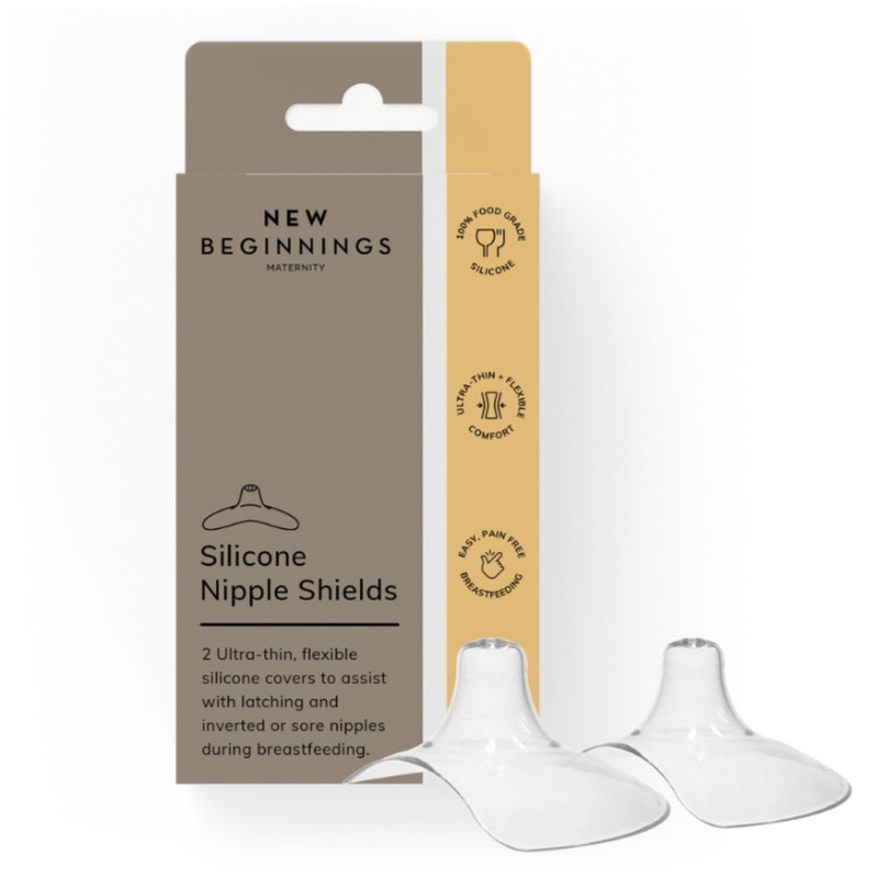 New Beginnings Silicone Nipple Shields X 2