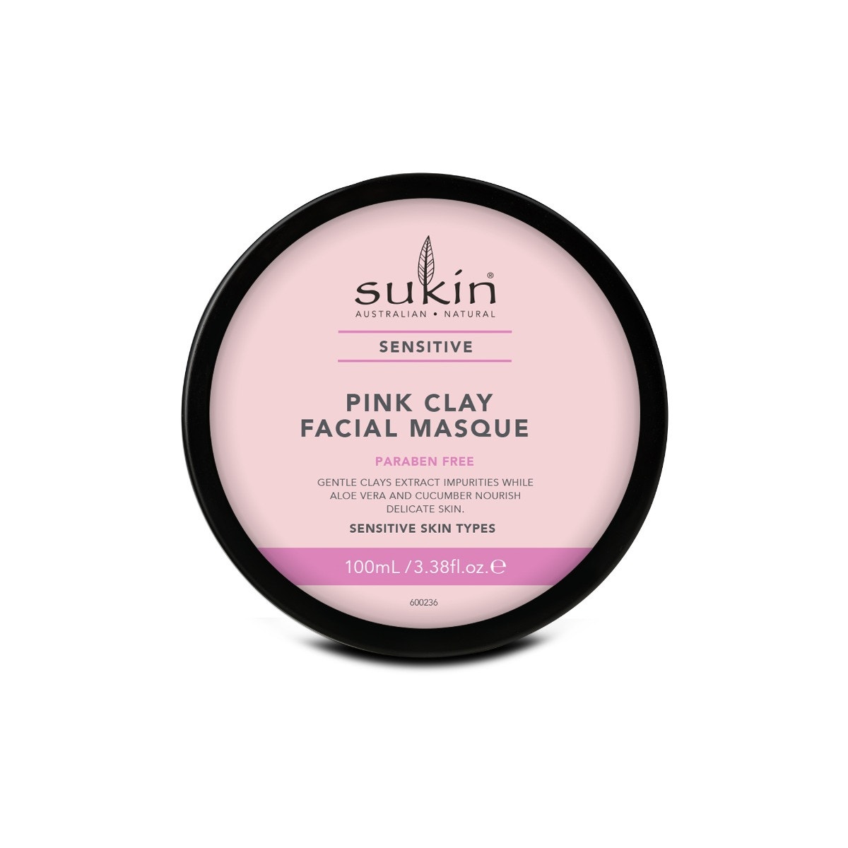 sukin Sensitive Pink Clay Facial Masque 100ml