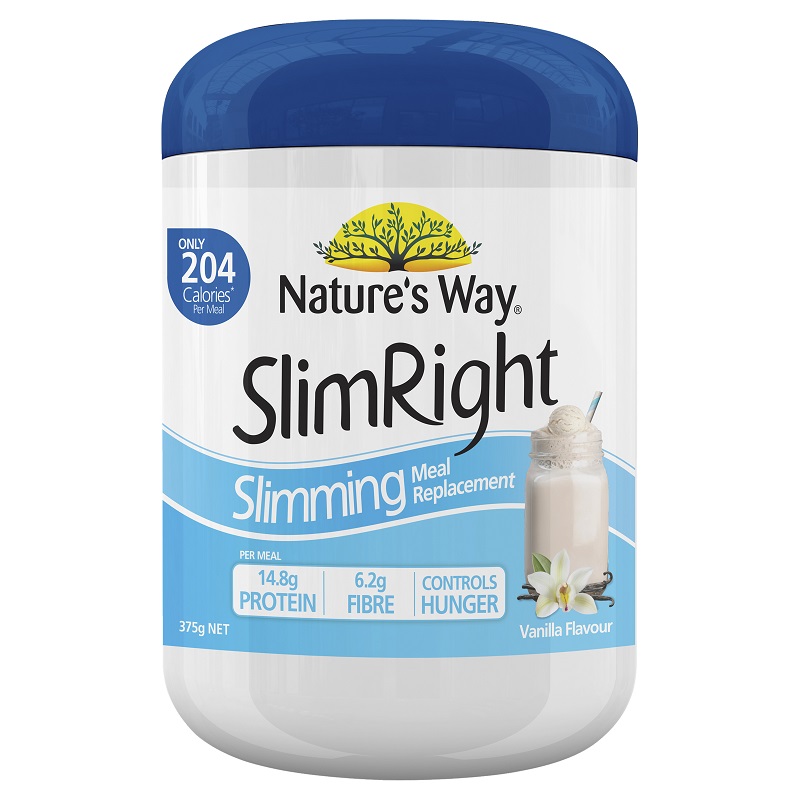 Nature's Way佳思敏 SlimRight 辅助减肥 代餐粉 香草味 375g