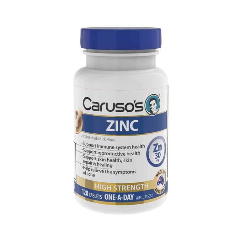 Caruso s NatUral Health Zinc Tab X 120