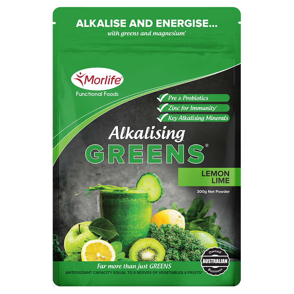 Morlife Alkalising Greens pH7 3 Powder 300g