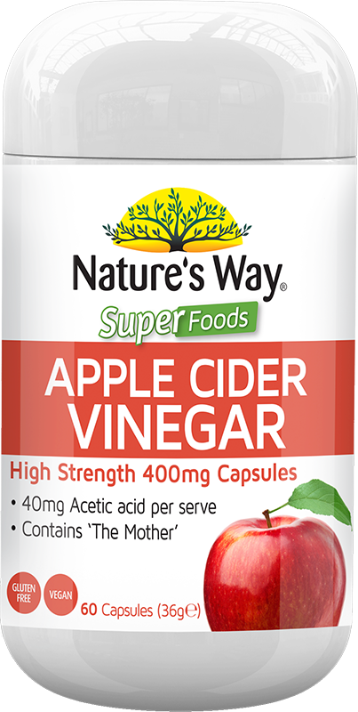 Nature s Way 佳思敏 Super Foods Apple Cider Vinegar Cap X 60