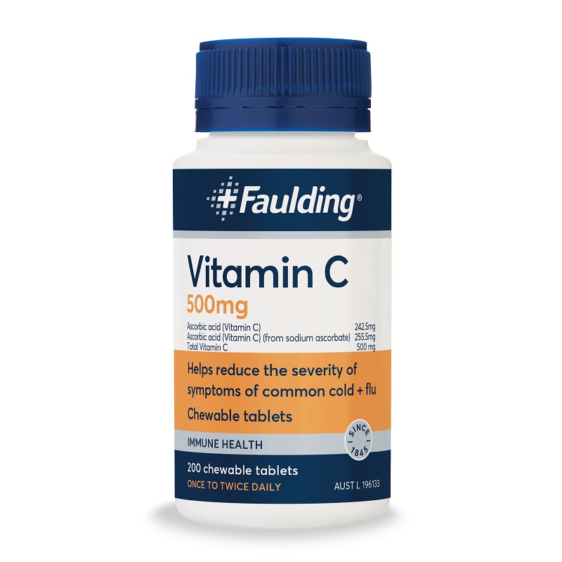 Faulding Remedies Vitamin C 500mg Tab X 200