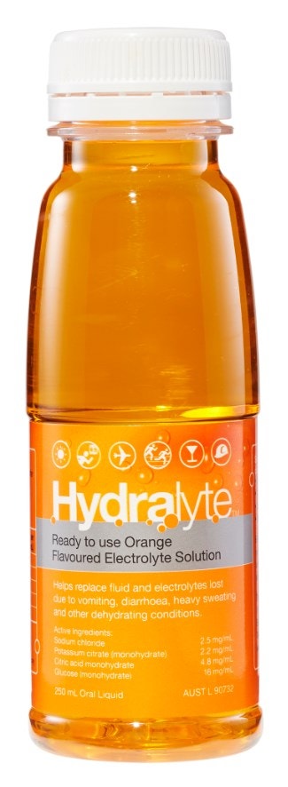 Hydralyte 方便即饮型电解质溶液（橙味） 250ml