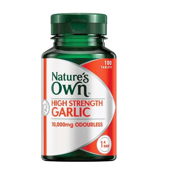 Nature s Own High Strength Garlic 10000mg Tab X 50