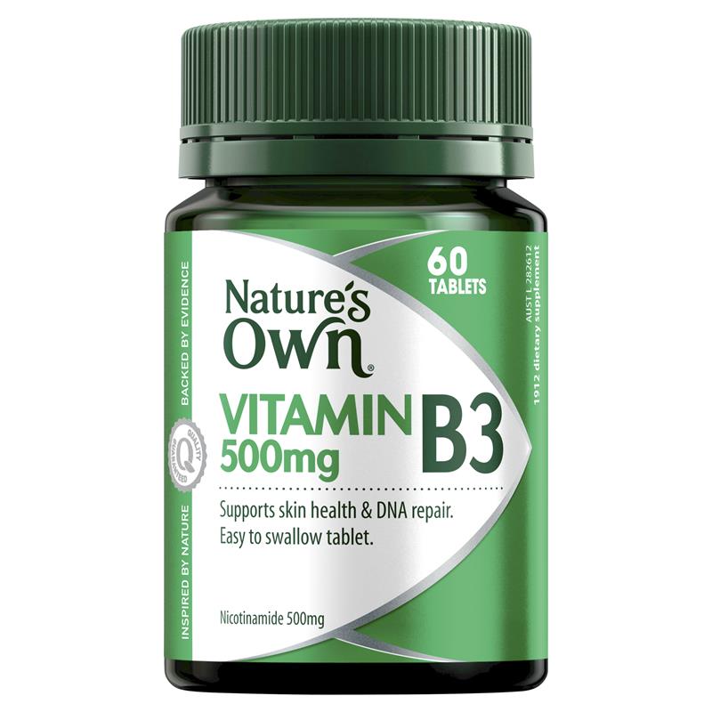 Nature s Own 500mg 维生素B3营养片 60片