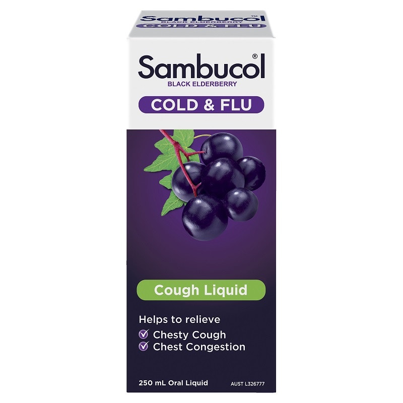 Sambucol  黑接骨木成人止咳糖浆 250ml