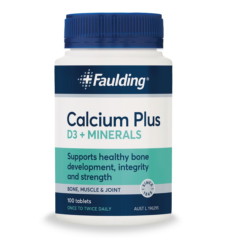 Faulding Remedies Calcium PLUS D3 + Minerals Tab X 100