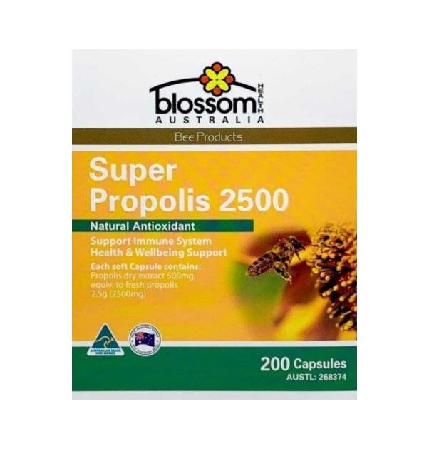 Blossom Health 高浓度黑蜂胶胶囊 2000mg 200粒