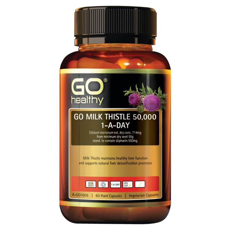 Go Healthy 高之源 5000mg奶蓟草口服胶囊 60粒 保护肝脏