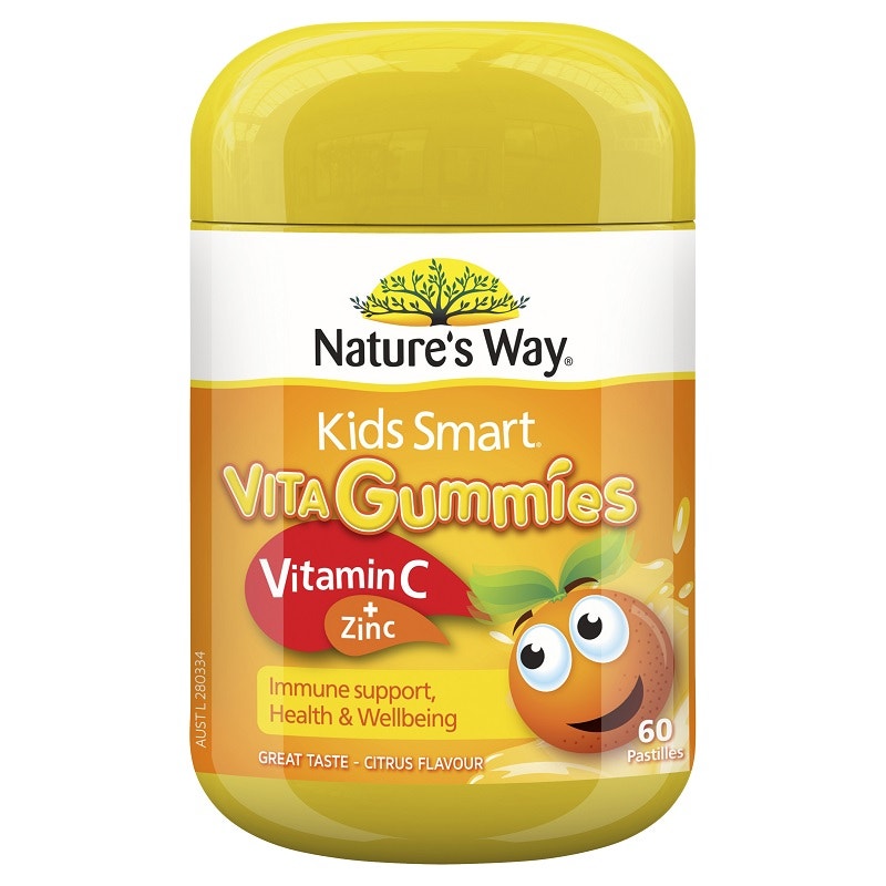 Nature's Way 佳思敏 Kids Smart儿童维生素C+锌软糖 60粒