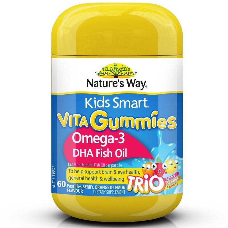 Nature s Way 佳思敏 Omega-3儿童鱼油咀嚼软糖 60粒