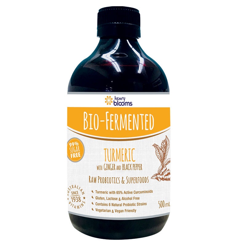 Blooms Bio-Fermented Turmeric With Ginger & Black Pepper 500ml