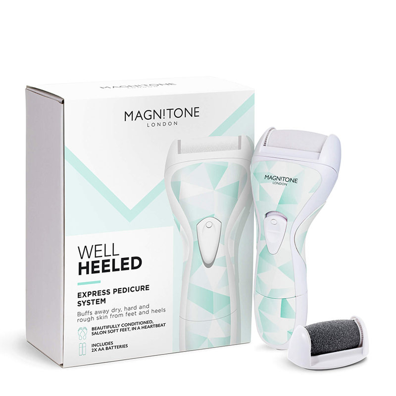 Magnitone London Well Heeled! 温和电动去角质磨脚器  Pastel Green