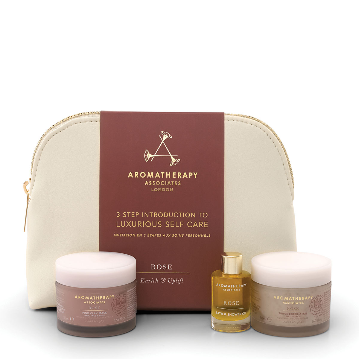 Aromatherapy Associates 玫瑰滋养身体洗护三件套装