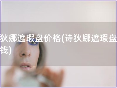 诗狄娜遮瑕盘价格(诗狄娜遮瑕盘多少钱)