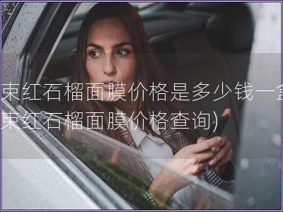 韩束红石榴面膜价格是多少钱一盒(韩束红石榴面膜价格查询)